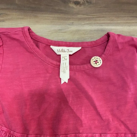 Matilda Jane Poinsettia Top sz. 6 - Picture 4 of 5